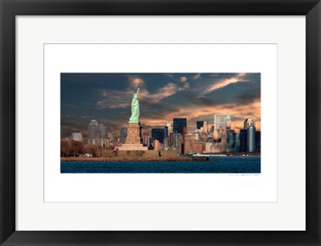 Framed Art Downtown NYC Panorama by Viktor Balkind - Iconic New York City